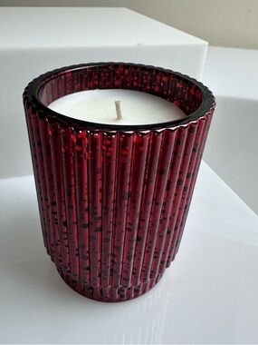 Crate & Barrel Fete Cider and Cinnamon Candle NWOB